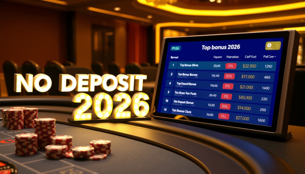 Beste no deposit bonus casino 2026 – Sammenligning av toppbonuser