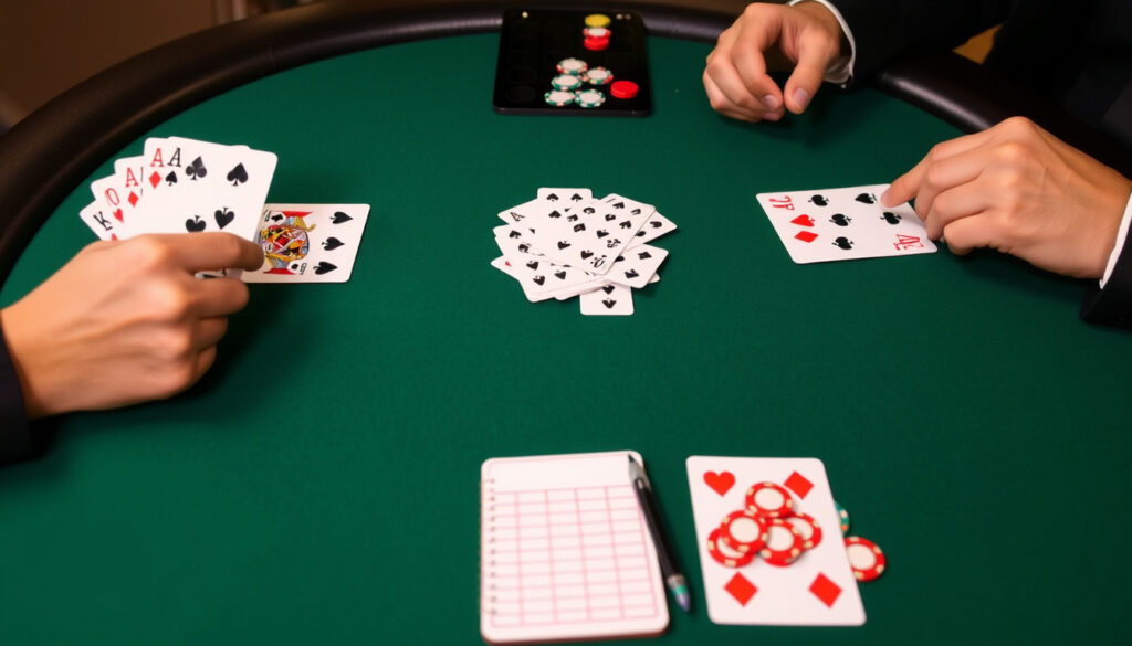 Casino kortspill for 2 – regler, bygging og poeng