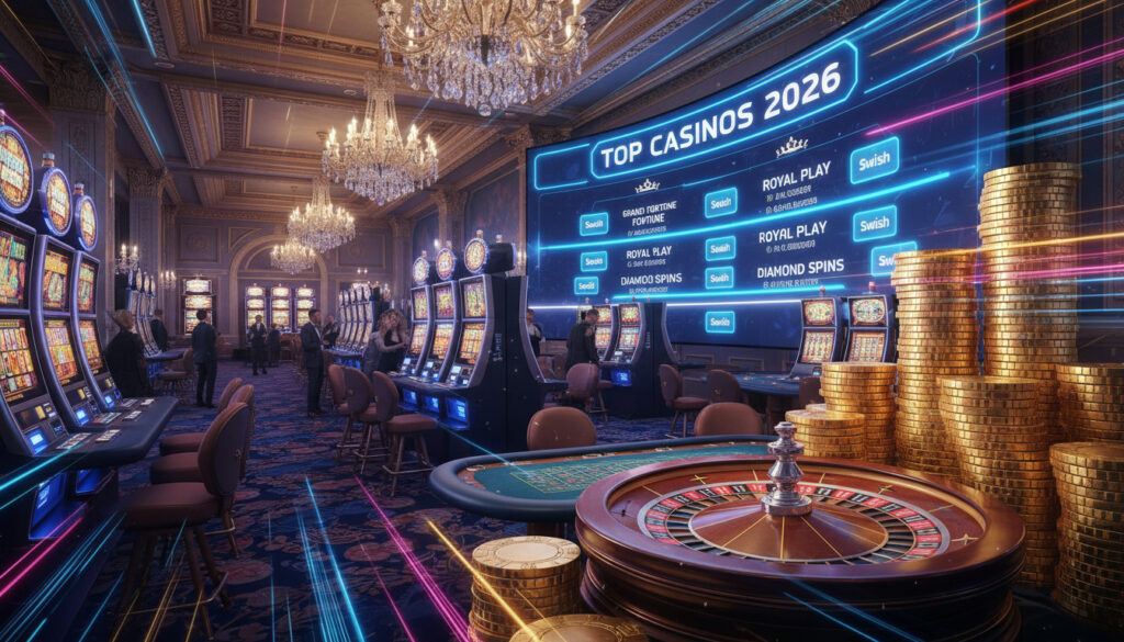 Casino med Swish Casinotopplistan – Beste toppliste 2026