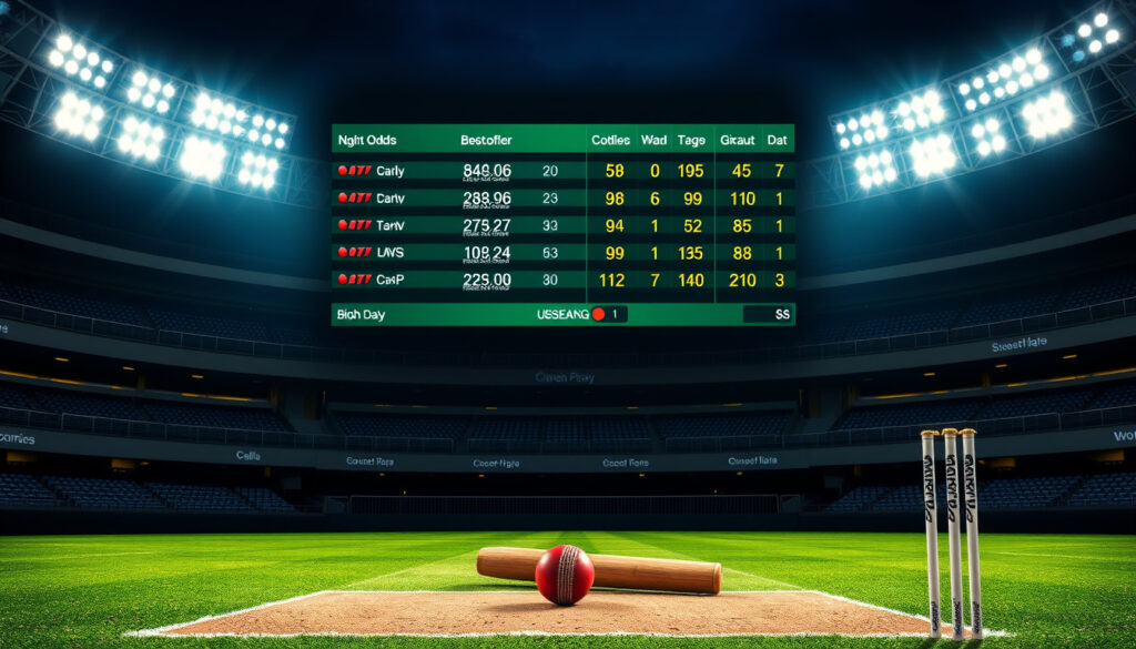 Cricket Betting Odds – Siste Odds og Sammenligninger
