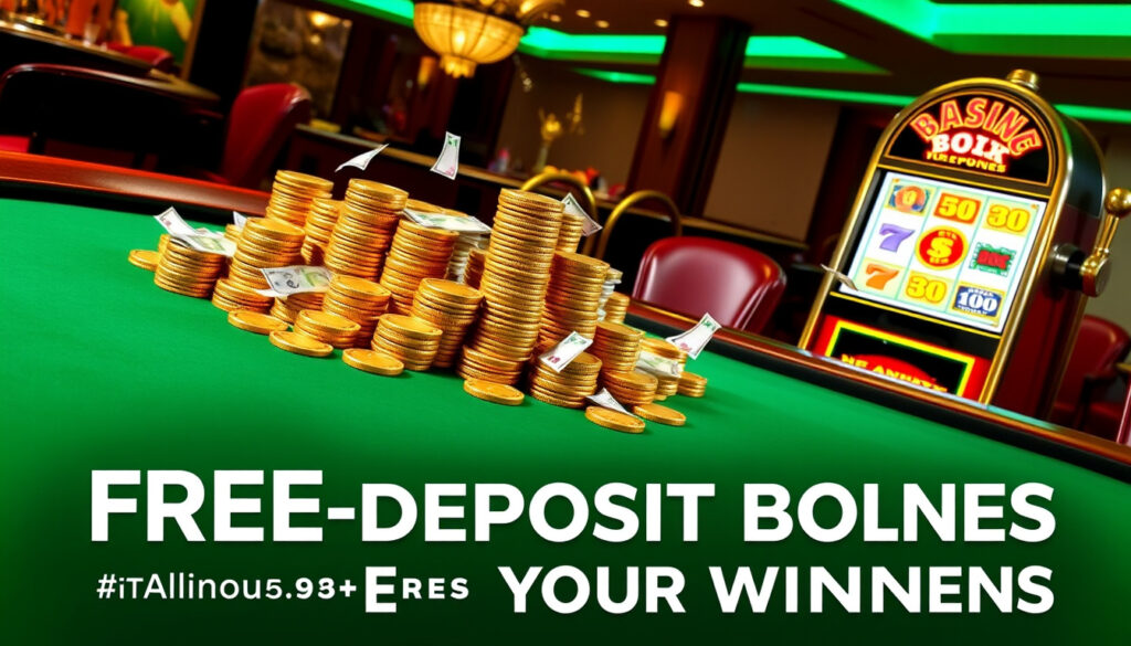Free Cash Bonus No Deposit Casino – Hold Det Du Vinner