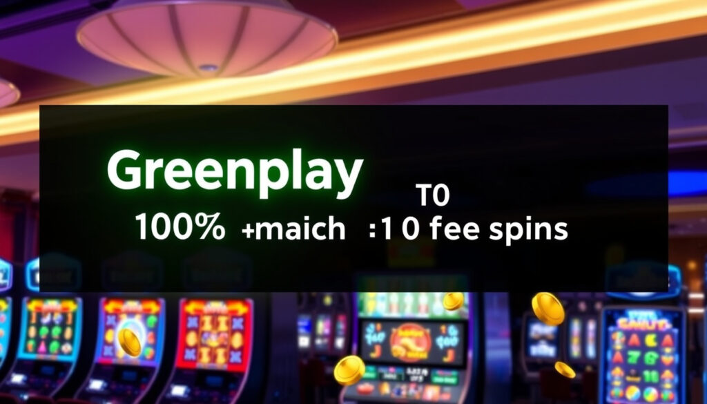 Få Greenplay Casino Bonus: 100% opptil £100 + 100 gratisspinn