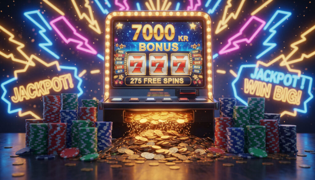 Hugo Online Casino – 7000 kr Bonus + 275 Gratisspinn