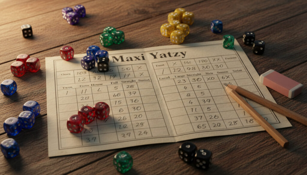 Maxi Yatzy Regler – Komplett guide til spilling og poeng