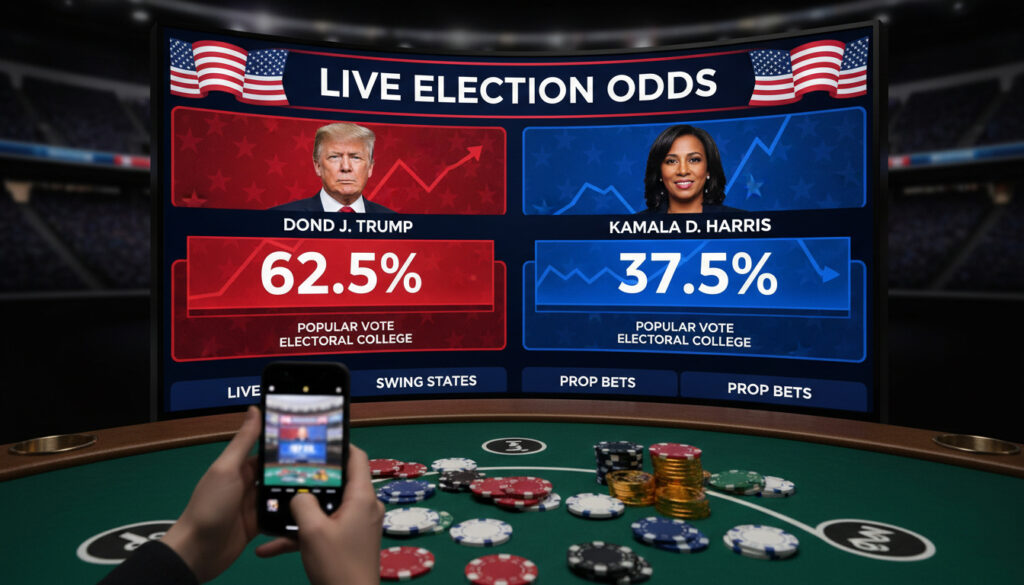 Trump vs Harris Betting Odds – Siste odds før 2024-valget